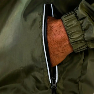 Conjunto de Chaqueta y Pantalones Cortavientos con Capucha para Hombre, Color Verde Oliva, Informal, Transpirable, de Secado Rápido, de Poliéster, para Invierno - Product Image 6