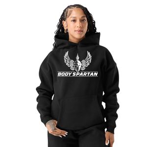 Women's Black Oversized Pullover <b>Hoodie</b> Long Sleeve Fleece Sweatshirt Casual Gym <b>Workout</b> Activewear Relaxed Fit <b>Hoodie</b> - Product Image 1