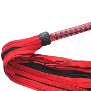 Flogger de Cuero Genuino Hecho a Mano con Hebilla de Acero de 3.5cm de Ancho, Cuerdas Suaves y Mango Equilibrado para Principiantes y Uso Avanzado - Product Image 2