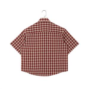 Chemises à carreaux pour hommes 100 % coton de haute qualité, anti-rétrécissement, à manches courtes, boutonnées, col rabattu – Meilleures ventes - Product Image 2