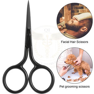 Paquete de 3 Mini Tijeras de Acero Inoxidable para Belleza, Tijeras de Punta Fina para Recortar Bigote, Cejas y Vello Facial - Product Image 5