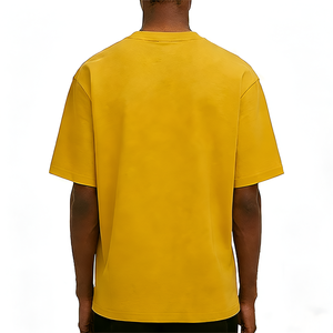 เสื้อยืดผู้ชายทรงโอเวอร์ไซส์ ผ้าคอตตอน 100% เนื้อหนัก ตัดต่อผ้าแบบ Splice น้ำหนัก 260 กรัม พิมพ์ลาย DTG สไตล์ลำลอง สตรีทแวร์ ลุคฟอกสี เสื้อยืดเปล่า - Product Image 2