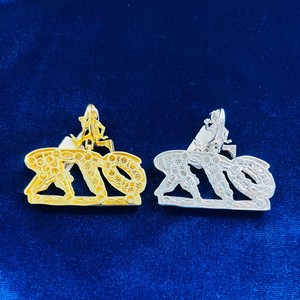 Colgantes y Dijes de Plata S925 con Certificación IGI, Estilo Hip Hop, Dije de Diamante con Letra Personalizada, Joyería de Diamantes de Corte Brillante de Lujo - Product Image 6