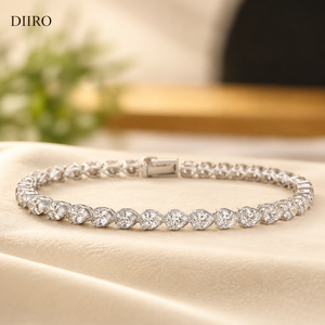 Moissanite Mix Diamond Wedding Gift Tennis <b>Bracelets</b> 925 Sterling <b>Silver</b> Custom Diamond Jewelry for Her - Product Image 6