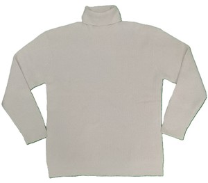 Suéter de Lana y Cachemira para Hombre, Tejido Jacquard, Manga Larga, Cuello Redondo, Logotipo Frontal - Product Image 3