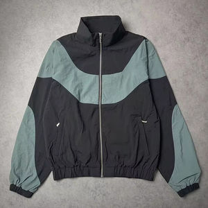 Ensemble de jogging deux pièces léger et respirant en nylon sans couture avec capuche, coupe-vent, collection hiver 2025, vente en gros, marque privée - Product Image 3