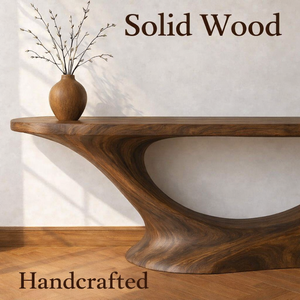 Modern Handmade Solid Wood Living Room <b>Console</b> <b>Table</b> for Apartment Hotel School Use Unique Home Decor Furniture - Product Image 5
