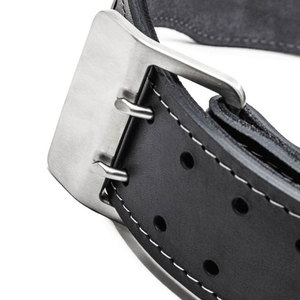 Professional Adjustable Cowhide Leather Weightlifting Belt Custom Made for Gym Training and Weight Lifting - Product Image 4