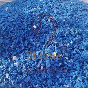 Gránulos Irregulares de HDPE Azul 2Lians, Reciclados, Grado de Moldeo por Soplado, Alta Resistencia al Impacto, Sin Lavar, para Equipamiento Deportivo Japonés - Product Image 1