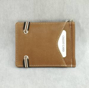 คลิปหนีบเงินหนังวินเทจ Crazy Horse พร้อมช่องใส่บัตร กระเป๋าสตางค์ใส่เงินสด ขายส่ง กระเป๋าสตางค์ผู้ชายแบบเปิด ดีไซน์พรีเมียม รับทำโลโก้ตามสั่ง จากผู้ผลิต - Product Image 2