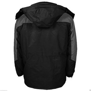 บริการ OEM เสื้อแจ็คเก็ตซอฟต์เชลล์ผู้ชาย โพลีเอสเตอร์ 100% ลายตัวอักษร สไตล์สปริง มีฮู้ด ป้องกันลม เหมาะสำหรับกิจกรรมกลางแจ้ง สไตล์ไฮสตรีท - Product Image 2