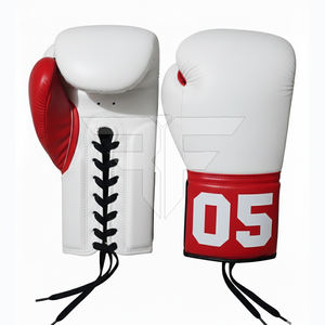 Guantes de Boxeo Profesionales de Nuevo Diseño, Personalizados, de Cuero Genuino, con Absorción de Humedad, Cierre de Velcro, Alta Calidad - Product Image 2