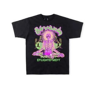 Camisetas estampadas de estilo callejero para hombre estilo Hip Hop, camiseta de moda holgada de gran tamaño de manga corta de algodón 100% personalizada - Product Image 5