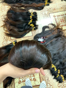 Cheveux vierges 100% cheveux vietnamiens de qualité supérieure couleur noire naturelle sans produits chimiques Prix de gros sans intermédiaires - Product Image 6