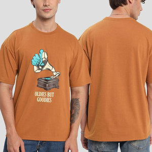 Camiseta de Moda Urbana Holgada para Hombre, Camiseta Informal Ligera para Uso Diario, Camiseta Holgada con Cuello Redondo para Hombre - Product Image 4