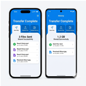 Aplicación de Compartición de Archivos Royalcraft – Transferencia Rápida, Comparte Archivos, Fotos, Videos y Documentos de Forma Segura para iOS/Android - Product Image 4