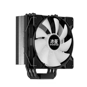 Snowman BM6000 Quiet Thermal CPU Cooler - 6 Heatpipe, PWM Fan, Copper Base, No RGB, Precise Temp Control for LGA1700