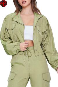 Lightweight Windbreaker Tracksuits Women 2 Piece Outfits Button High Waist <b>Shorts</b> Plus Size Streetwear <b>Nylon</b> Tracksuit for Women - Product Image 3