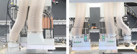 Routeur CNC Syutech 30 kW à six faces, double perçage, ATC, pour meubles, diamètre de perçage max. 300 mm, 380 V, PLC, facile à utiliser