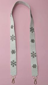 Luxury Floral Embroidered Bag <b>Strap</b> Women Wide Designer <b>Adjustable</b> Shoulder Replacement <b>Strap</b> - Product Image 2