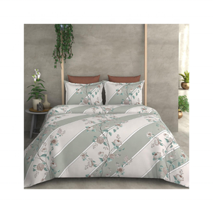 GOTS Certified 100% Cotton Geometric Checked Embroidered Bedspread 270gsm Soft Durable King Made India Available Bulk Orders - Product Image 4