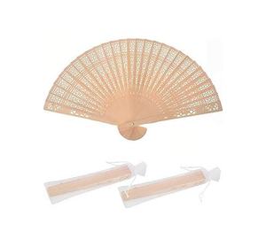 Abanico Plegable de Madera, Elegante Diseño Vintage Tallado, Regalo de Alta Calidad para Mujeres, Bodas, San Valentín - Product Image 3