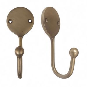 Stylish Brass Wall <b>Hooks</b> Premium Hanging Organizer Decorative Coat Holder <b>Bathroom</b> Utility Rack Home Decor - Product Image 4