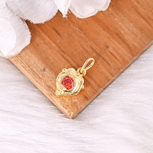 Colgante de latón con circonita cúbica de moda para mujer - Product Image 2
