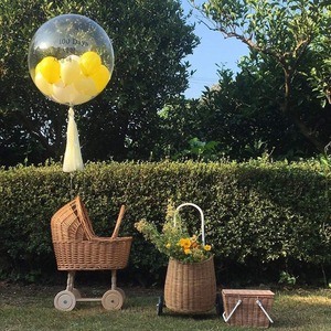 Two-wheeled stroller with detachable handle Handmade Storage Basket Wholesale eco-friendly Made in Vietnam Ready to stock - Product Image 5