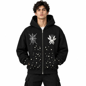 Prix Abordable Meilleur Article Nouvelle Arrivée Sweat à Capuche Homme Écologique Taille Standard Basique en Coton Mélangé - Product Image 2