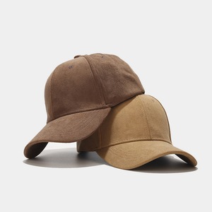 Wholesale New Fashion Unisex Blank Suede <b>Baseball</b> <b>Cap</b> Dad Hat Gorras Custom Logo Sports <b>Caps</b> - Product Image 2