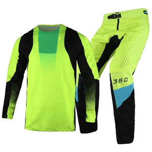 Maillot de course personnalisé, uniforme de motocross par sublimation, pantalon et maillot de motocross, vêtements de moto tout-terrain respirants et durables - Product Image 1