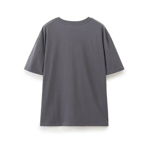 เสื้อยืดคอกลมโอเวอร์ไซส์แขนสั้นสำหรับผู้ชาย พิมพ์ลายผู้หญิงหลากสีสัน เสื้อถักลำลองผ้าฝ้ายทรงปกติ ดีไซน์ลายพิมพ์ - Product Image 2
