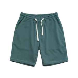 Summer <b>Men</b> <b>Shorts</b> Front Logo Solid <b>Pattern</b> Knitted Canvas Fabric Polyester Cotton Mid Waist Drawstring Closure Quick Dry Casual - Product Image 2