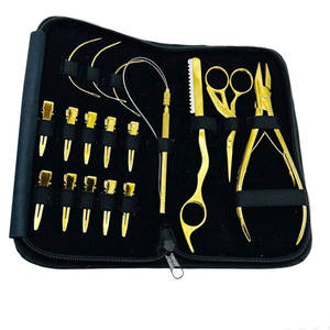 Kit de Herramientas para Extensiones de Cabello, Alicates Metálicos, Tijeras, Pinzas, Herramienta de Instalación y Remoción, Calidad Profesional Premium, Precio al por Mayor - Product Image 1