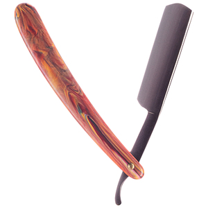Professional Stainless Steel Straight <b>Razor</b> with Wooden Handle Single Blade Shaving Tool for <b>Men</b> Barber Shop Use - Product Image 1