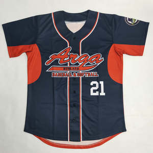2025 camisetas de béisbol transpirables de alta calidad más populares, bordado personalizado para todos los equipos, servicios OEM y ODM - Product Image 1