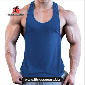 JUST FITNESS GEARS Camiseta Deportiva de Tirantes para Hombre, Diseño Personalizado, Tejido Transpirable 100% Poliéster, Ajuste Musculoso, para Gimnasio y Fitness - Product Image 3