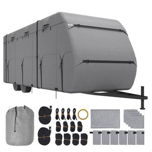 Copertura per Camper Impermeabile e Antivento a 4 Strati in Tessuto Non Tessuto per Roulotte da 18-20 Piedi, Copertura Antistrappo per Veicoli Ricreazionali - Product Image 1