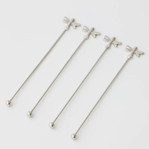 Juego de 4 agitadores de cóctel con forma de libélula - Product Image 1
