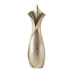 Florero Moderno de Lujo en Metal Dorado para Centro de Mesa de Boda, Florero Decorativo Delgado de Aluminio Hecho a Mano para Mesa - Product Image 1