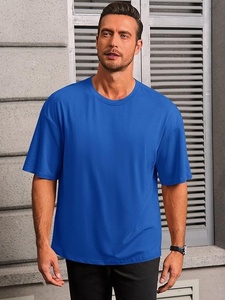 Premium heavyweight oversized drop shoulder T shirt for <b>men</b> fashion drop shoulder t shirt - Product Image 6