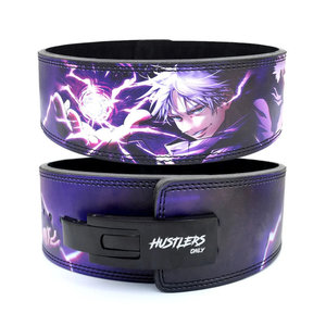 Ceinture de musculation unisexe en cuir de vachette et néoprène haute résistance, antidérapante, avec support dorsal de qualité supérieure et levier de réglage - Product Image 1