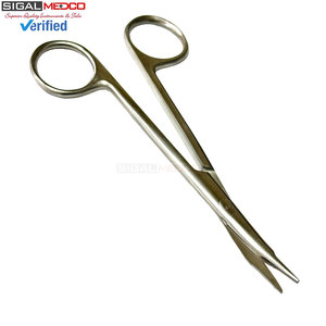 Steven Tenotomy Scissors 5 Inch Curved Blunt Tip Stainless Steel Manual <b>Surgical</b> <b>Instrument</b> Blunt-Tipped Blades CE Certified for - Product Image 1