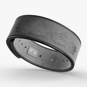 Gothic Print Dark Knight Strongman 10MM Weightlifting <b>Belt</b> Gym Workout <b>Powerlifting</b> Training Leather Lever Buckle <b>Belt</b> - Product Image 4