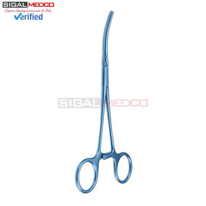Pinza Pediátrica Cooley de 6.75 Pulgadas (17 cm), Pinza Manual Curva Atraumática con Mordazas de Acero Inoxidable, Certificación CE, Uso Cardiovascular, Duradera - Product Image 2