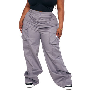 Jogger Style Women Cargo Pants Custom Design Comfortable Street Wear Women Cargo Pants Ideal For Travel And Hiking Wholesale - Product Image 1