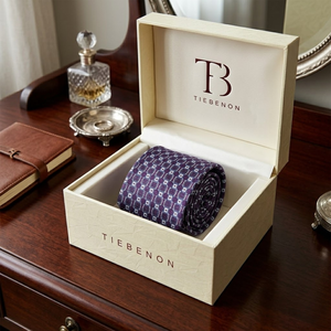 Corbata de Seda Clásica Color Vino Tinto para Hombre, Corbata Formal Premium |   Ropa de Boda de Lujo para Negocios, Diseñador de la India, Calidad de Exportación 2026 - Product Image 4