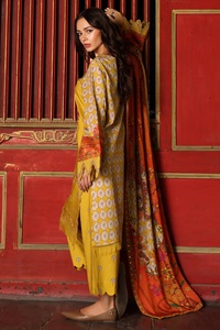 Los últimos trajes pakistaníes para mujer, estilo Staple/Lenin, vestido pakistaní estilo Staple/Lenin, ropa casual bordada para mujer - Product Image 3
