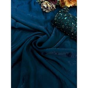 Sari de Fiesta para Mujer de Diseñador con Trabajo de Lentejuelas, Conjunto Elegante - Product Image 2
